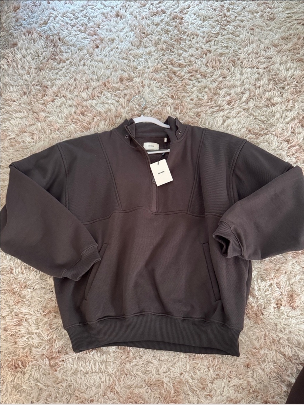Joah Brown Retro half zip pullover